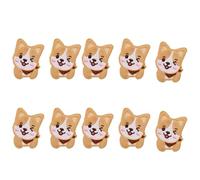 TingHaoO 10 Stück bestickte Aufnäher zum Aufbügeln auf Stoff, selbstklebende Stickapplikation für Kinderkleidung, Rucksäcke, Hüte, Taschen, Nähen, Hund, Stoffapplikation
