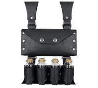 TingHaoO Mittelalterliche Gürteltasche aus PU-Leder, Vintage-Handarbeit, Gürteltasche, Ledergürteltasche, mittelalterliche Taschen, nordische geprägte Tasche, BK