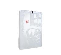 Tingyilan Natürliche weiße Jade Chinesisches 12-Zodiac-Halskette Tier Feng Shui-Halskette Heiliger Sternzeichen Glücks-Halskette mit Kette Schmuck,Cow