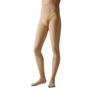 Tingyilan Thermohose für Männer, Lange Unterhose Fleece gefüttert Baselayer Leggings Strumpfhose Unterteil mit Füßen zum Laufen Training Jagd Winter 90Kg,Flesh 200g,XXL