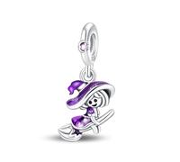 TINSLO Charm Anhänger Damen 925 Sterling Silber für Armband Charms Beads passend für Pandora Armband und Halskette, Kompatibel mit Europäischen Armbänder für Frauen Mädchen