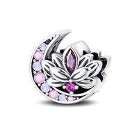 TINSLO Charm Anhänger Damen 925 Sterling Silber für Armband Charms Beads passend für Pandora Armband und Halskette, Kompatibel mit Europäischen Armbänder für Frauen Mädchen