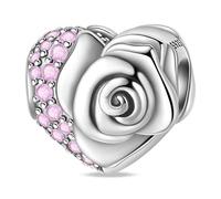TINSLO Charm Anhänger Damen 925 Sterling Silber für Armband Charms Beads passend für Pandora Armband und Halskette, Kompatibel mit Europäischen Armbänder für Frauen Mädchen