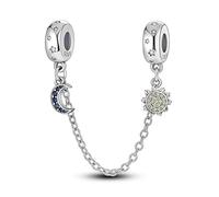 TINSLO Charm Anhänger Damen 925 Sterling Silber für Armband Charms Beads passend für Pandora Armband und Halskette, Kompatibel mit Europäischen Armbänder für Frauen Mädchen