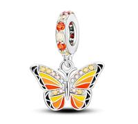 TINSLO Charm Anhänger Damen 925 Sterling Silber für Armband Charms Beads passend für Pandora Armband und Halskette, Kompatibel mit Europäischen Armbänder für Frauen Mädchen