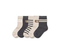 Tiny One Babysocken im 5er-Pack | 0-36 Monate | GOTS-zertifizierte | Muster-Design Set | Baby Socken Baumwolle | Weich, Atmungsaktiv & Elastisch | Baby Erstausstattung Neugeborene