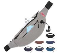 TINYAT Gürteltasche Hüfttasche Männer Frauen Sling Pocket Sport Laufen Kopfhörer Jack Wandern Gehen Hund Reisen Super Light, T2003