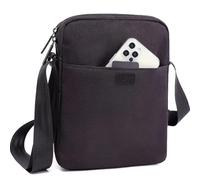 TINYAT sling brust umhängetasche crossbody leichte gym sack dreieck rucksack mehrzweck daypacks mit ladeanschluss für travel bike männer frauen (schwarz / 510)