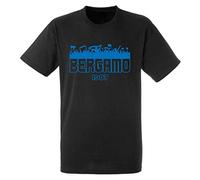 Tipolitografie Ghisleri Maglietta-Nera-Tifosi-Bergamo-, Schwarz Large