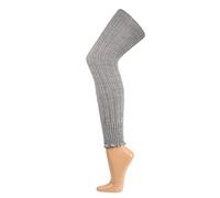 TippTexx 24 1 Paar Overknee Stulpen mit Alpakawolle (Silber)