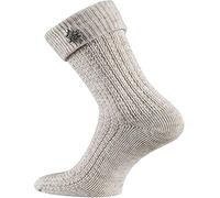 TippTexx 24 2 Paar Trachtensocken mit Edelweiss- abnehmbaren Metall-Sticker mit Anti-Loch-Garantie