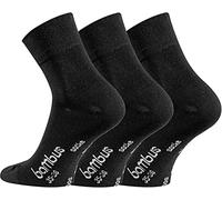 TippTexx 24 3 Paar kurze unisex Bambussocken mit Anti-Loch-Garantie, Quarter Socks (DE/NL/SE/PL, Numerisch, 39, 42, Regular, Regular, Black)
