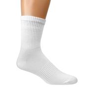 TippTexx 24 4 Paar Bambus Crew Socks in Trend Farben mit Anti-loch-Garantie (DE/NL/SE/PL, Numerisch, 36, 41, Regular, Regular, Weiß)