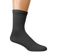 TippTexx 24 4 Paar Bambus Crew Socks in Trend Farben mit Anti-loch-Garantie (DE/NL/SE/PL, Numerisch, 42, 47, Regular, Regular, Schwarz)