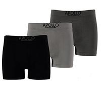 TippTexx 24 6 Boxershorts-Pants Seamless, Fast Nahtlos und Körper betonend, Unterwäsche (2 x Schwarz 2 x Anthrazit 2 x Grau, L)