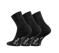 TippTexx 24 6 Paar Kurze, softige Bambus Socken (Geruchskiller) mit ANTI-LOCH-GARANTIE, Ökotex, Unisex (as3, numeric, numeric_39, numeric_42, regular, regular, Schwarz)