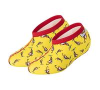 TippTexx 24 Stiefelsocken, 1 oder 2 Paar, Gummistiefelsocken mit Nässeschutz und ANTI-LOCH-GARANTIE für Damen, Herren u. Kinder (39-40, Gelb-Regenschirm - 1Paar)