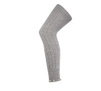 TippTexx 24 Stulpen, Grobstrick oder Overknees, wie selbstgestrickt mit Schaf- und Alpakawolle mit Anti-Loch-Garantie (as3, alpha, one_size, regular, regular, Overknee Silber, Einheitsgröße)