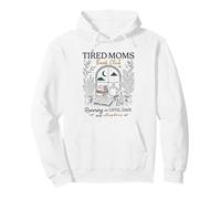 Tired Moms Book Club Running On Coffee Chaos Reader Bookish Pullover Hoodie