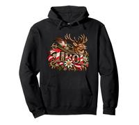 Tirol Shirt Hirsch Trachtenhut Edelweiß Tiroler Herren Damen Pullover Hoodie