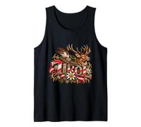Tirol Shirt Hirsch Trachtenhut Edelweiß Tiroler Herren Damen Tank Top