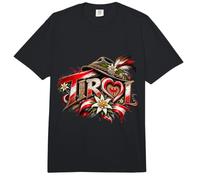 Tirol Trachtenhut Edelweiß Tiroler Herren Damen Geschenk Comfort Colors Adult Heavyweight T-Shirt