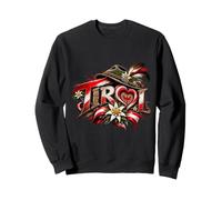 Tirol Trachtenhut Edelweiß Tiroler Herren Damen Geschenk Sweatshirt