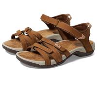Teva Tirra Leather Damen Sandalen braun/grau - 37
