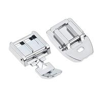 TISEKER Reißverschlussfuß und unsichtbarer Reißverschlussfuß für alle Nähmaschinen mit niedrigem Schaft zum Aufstecken von Singer, Brother, Babylock, EuroPro, Janome, Kenmore, White, Juki, New Home,