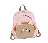 TISHITA Niedlicher Schulrucksack mit Cartoon Motiv für Kinder von 2 6 Jahren, Mädchen Und Jungen, Rosa