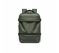 TISHITA Rucksack Kompressions Reise Pack Laptop Rucksack Business Rucksack Daypack mit Organizer Und Separatem 16 Zoll Laptopfach Externer USB Port für, Grün, Armeegrün, 16 Zoll