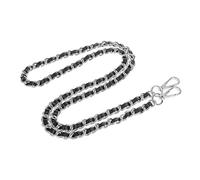 TISHITA Taschenriemen Handtaschenkette Kettenriemen Taschenkette Umhängetaschenzubehör Aus Metall Und Pu mit Karabinerhaken für Geldbörsen DIY Taschen R,