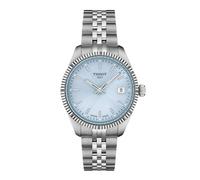 Tissot T156.210.11.351.00 Damenuhr Quarz Ballade 34 mm Stahl/Hellblau