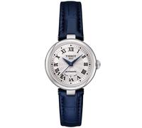 TISSOT -Bellissima Automatik Damenuhr Silber Blau 29mm- T126.207.16.013.00