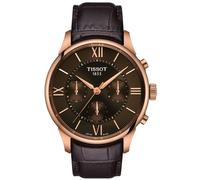 TISSOT -Chemin Des Tourelles Chronograph Herrenuhr Braun Automatik Saphirglas 42mm- T139.462.36.298.00