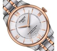 Tissot Chemin des Tourelles Powermatic 80 T139.807.22.038.00 | Automatik Herrenuhr 39 mm | Bicolor Roségold | Gangreserve 80h | Zifferblatt silber | Saphirglas | Swiss Made | NEU OVP mit Box & Papiere