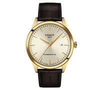 TISSOT -Classic Dream Herrenuhr Braun Elfenbein Datum Saphirglas Automatik 40mm- T158.407.36.261.00