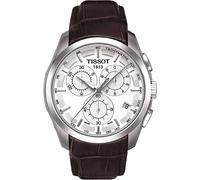 Tissot Couturier Herrenuhr silber braun T035.617.16.031.00