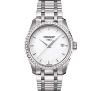 Tissot Damen-Armbanduhr Couturier Analog Quarz Edelstahl T035.210.61.011.00