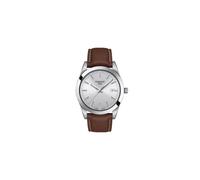 Tissot Gentleman Herrenuhr silber braun T127.410.16.031.00