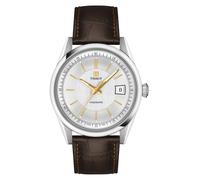 Tissot Herren Armbanduhr T157.407.16.031.00 Visodate 39 mm Automatik mit dunkelbraunem Lederband