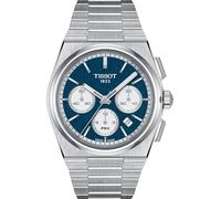Tissot Herren Chronograph Automatik Armbanduhr PRX Swiss Made | Automatik-Chronograph, integriertes Edelstahlband, Saphirglas, 10 bar, Retro-Design der 70er, Swiss Made