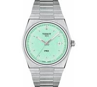 Tissot Herren-Quarzuhr PRX 316L Edelstahlgehäuse, Grau, Edelstahl, 12 (T1374101109101)