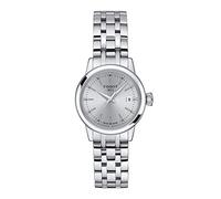 Tissot Klassische Damenuhr Dream Lady 316L Edelstahlgehäuse Quarzuhr, grau, Edelstahl, 14 (T1292101103100)