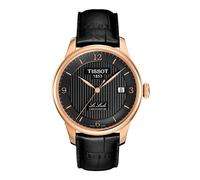 Tissot Le Locle Automatic COSC Herrenuhr roségold schwarz Lederarmband