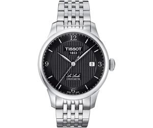 Tissot Le Locle Automatic COSC Herrenuhr silber schwarz Edelstahl