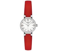 TISSOT -Lovely Round Damenuhr Rot Perlmutt Quarz Saphirglas 20mm- T140.009.16.111.00