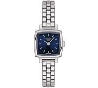 TISSOT -Lovely Square Damenuhr Silber Blau Quarz Saphirglas 20mm- T058.109.11.041.01