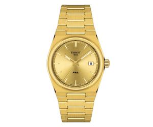 TISSOT -PRX 35mm Damenuhr Gold Quarz Datum 35mm- T137.210.33.021.00