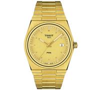 TISSOT -PRX Herrenuhr Gold Quarz Datum 40mm- T137.410.33.021.00